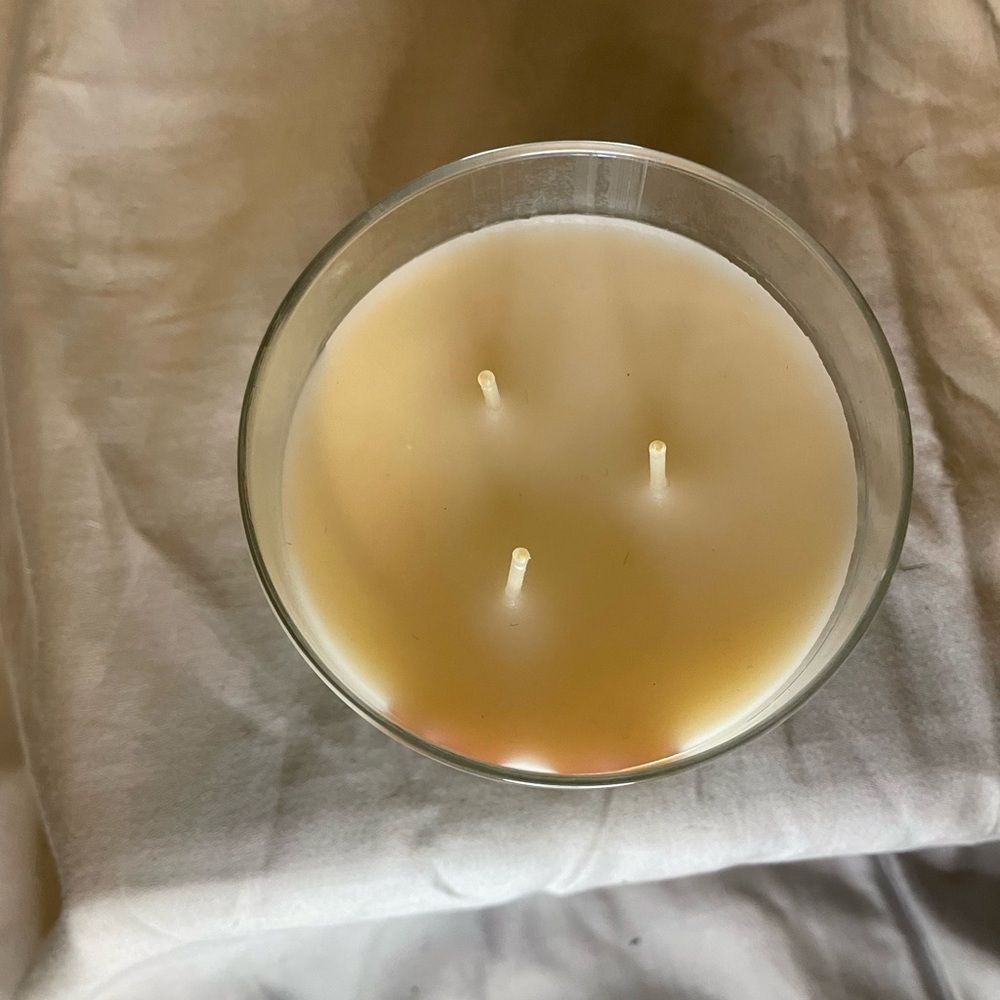 New Threshold Orange Flower Macaron 3 Wick Scented Candle - Picture 5 of 6